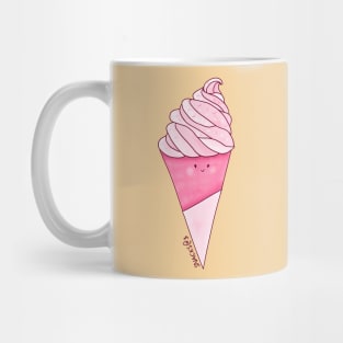 Soft cream in PINK Mug